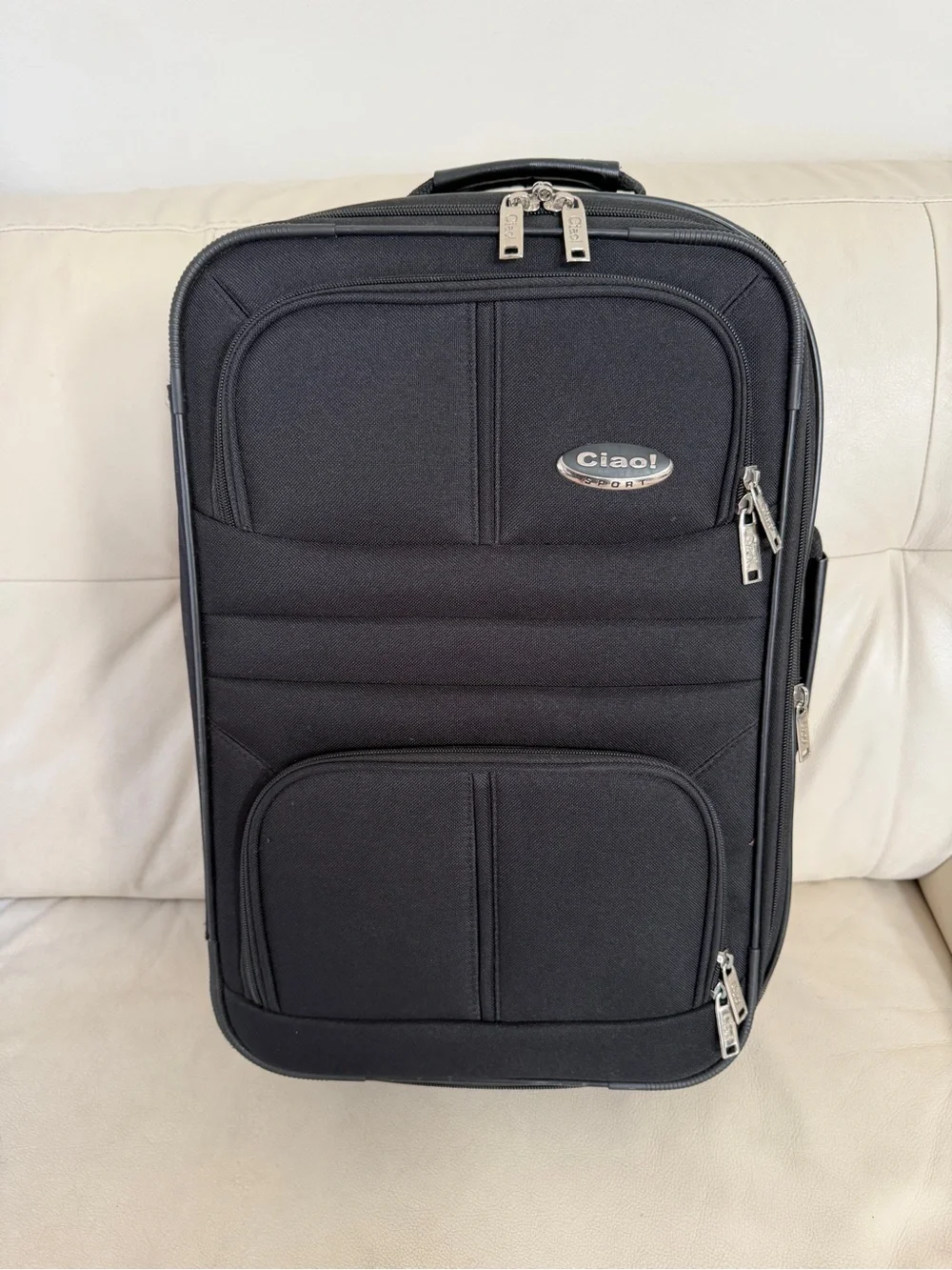 Sport Black Carry-On Travel Bag, Ciao!